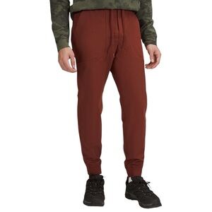 LUULLEMON ABC Jogger in Date brown / red